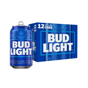 BUD LIGHT 12 Pack 12 oz Can