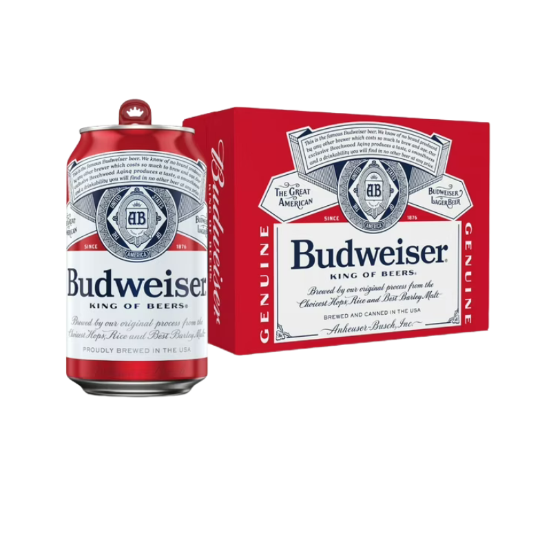 BUDWEISER 12 Pack 12 oz Can