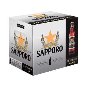 SAPPORO 12 Pack 12 oz Btls